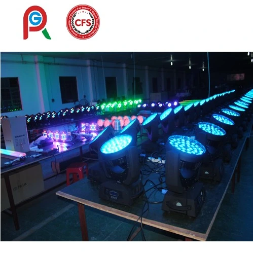 RGB Tricolor 36*10W LED Moving Head Wash Light Stage Lighting