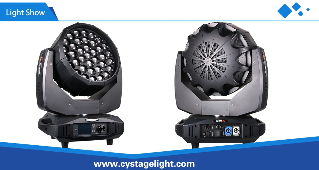 LED Stage Light 37PCS*15W Zoom Beam/Wash Moving Head LED Light