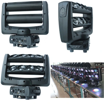 Gbr LED Stage Lighting Moving Head Beam 8X10W Each RGBW 4in1 LED Spider Light
