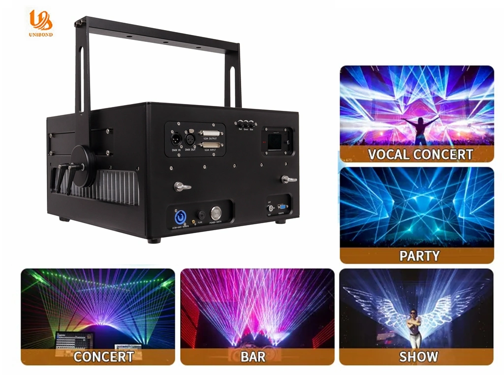 30W RGB Full Color Animation Laser Light for Stage Disco Party Disco DJ
