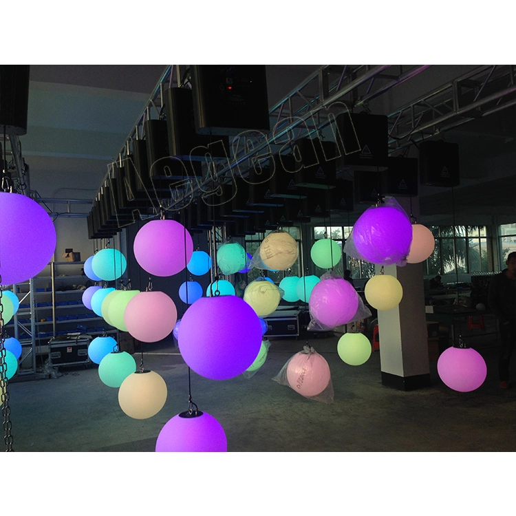 3D Magic Ball RGB Lifting Sphere Kinetic System LED Stage Ball Light for DJ Disco Wedding