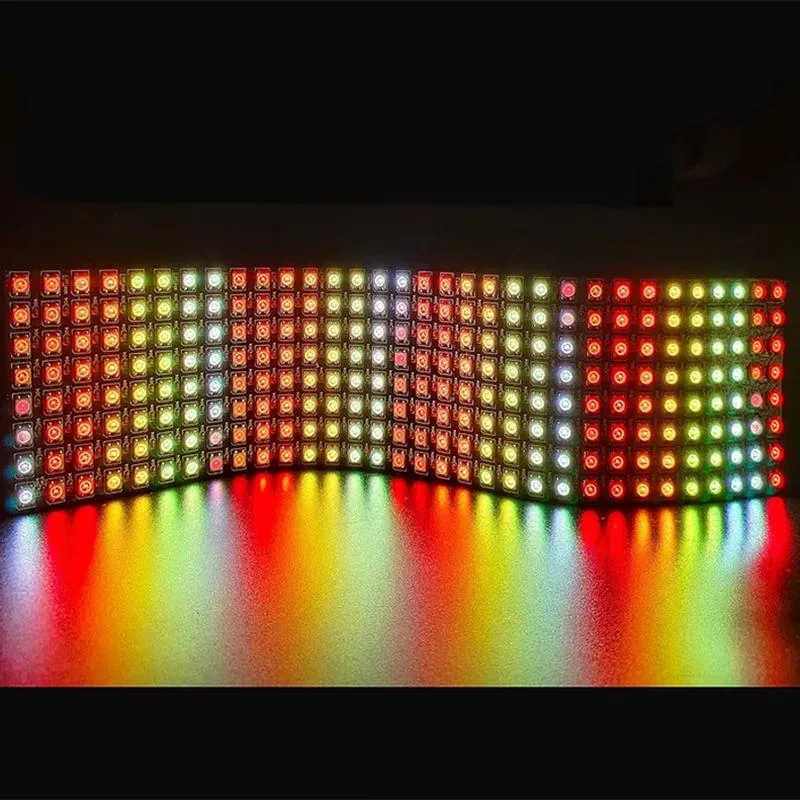 High Quality RGB Ws2812b DC5V 16*16cm 80*80cm 80*32cm Pixel Matrix Panel Light