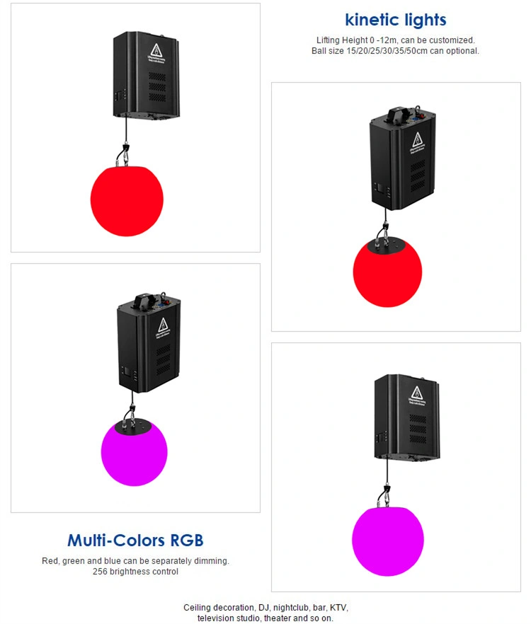 New Design Magic RGB DMX Winch Price LED Kinetic Lights DJ Special Effects
