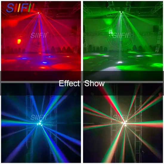 4 in 1 레이저 + 꿀벌 눈 + 빔 + 스트로보를 갖춘 전문적인 새로운 LED 크리스마스 특수 효과 조명