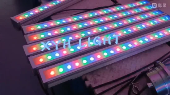 고품질 방수 RGB 또는 단색 LED 건물 조명 실외 벽 세척 LED 조명