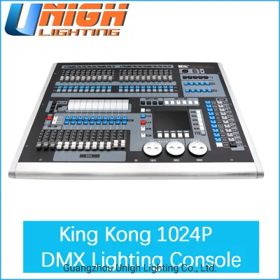 Kingkong 1024p DMX 조명 콘솔 및 DJ 무빙 헤드 라이트용 1024 DMX 채널 컨트롤러