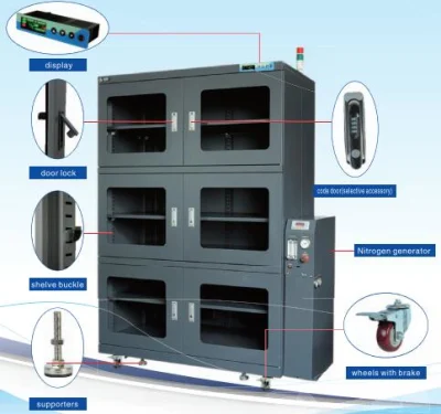 전자 습도 조절 기능을 갖춘 대형 건조 캐비닛