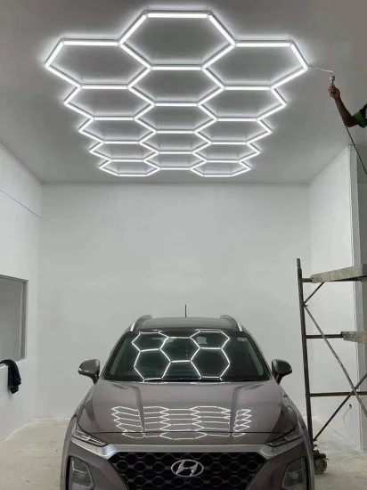 중국산, 고성능, 저렴한 가격의 12W LED 육각 벽등 세차장 멕시코 수출용